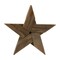 Edge Collections - Brown - Rustic Wooden Star Accent - 1 Piece